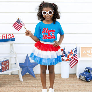 Sweet Wink Patriotic Tiered Tutu