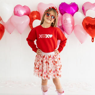 Sweet Wink Bow Love Valentine's Day Tutu