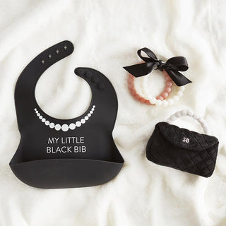 Stephan Baby Silicone Bib - My Little Black Bib