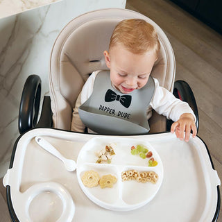 Stephan Baby Silicone Bib - Dapper Dude