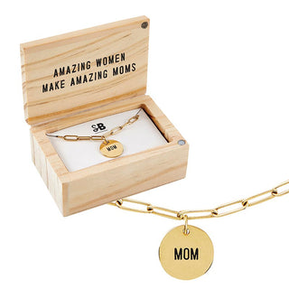 Stephan Baby Link Necklace Jewelry - Mom