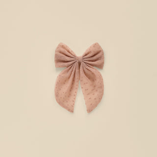 Noralee Oversized Bow in Dusty Rose