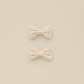 Noralee Little Bow Clip Set in Natural