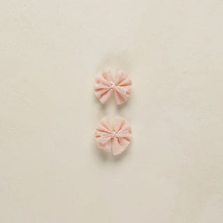 Noralee Flutter Tulle Clips - Blush