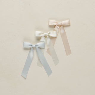 Noralee Satin Bows - Blush / Ivory / Powder Blue