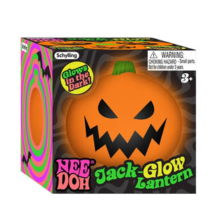 Schylling Nee Doh Needohween Jack Glow Lantern NeeDoh (Glows in the Dark)