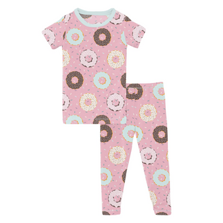 KicKee Pants, KicKee Pants Short Sleeve Pajama Set - Cake Pop Donuts and Sprinkles - Basically Bows & Bowties