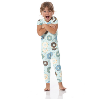 KicKee Pants Short Sleeve Pajama Set - Fresh Air Donuts and Sprinkles