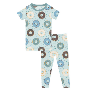 KicKee Pants Short Sleeve Pajama Set - Fresh Air Donuts and Sprinkles