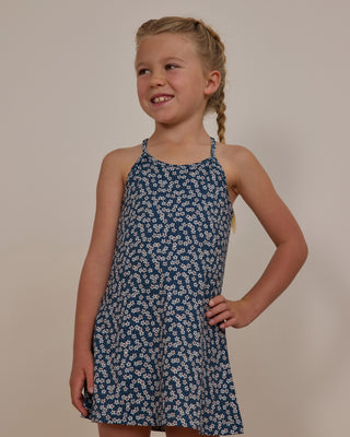 Play by Rylee & Cru Loma Dress - Blue Floral