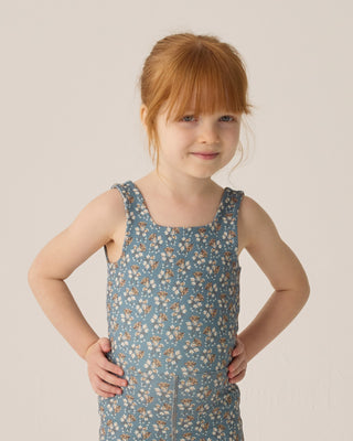 Play by Rylee & Cru Malibu Bodysuit - Blue Floral Ocean