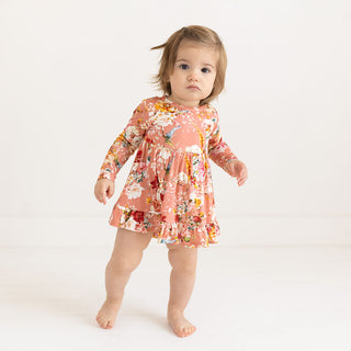 Posh Peanut Celia L/S Ruffled Bodysuit Dress, Posh Peanut, Celia, cf-size-12-18-months, cf-size-18-24-months, cf-type-twirl-skirt-bodysuit, cf-vendor-posh-peanut, L/S Ruffled Bodysuit Dress, 