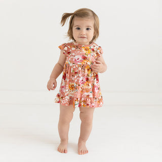 Posh Peanut Celia Capsleeve Ruffled Bodysuit Dress, Posh Peanut, Capsleeve Ruffled Bodysuit Dress, Celia, cf-size-6-12-months, cf-type-dress, cf-vendor-posh-peanut, Posh Peanut, Posh Peanut C