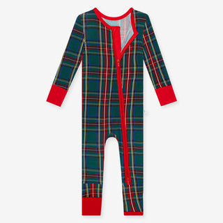 Posh Peanut Tartan Plaid Convertible One Piece, Posh Peanut, All Things Holiday, cf-size-12-18-months, cf-size-18-24-months, cf-size-3-6-months, cf-size-6-9-months, cf-size-9-12-months, cf-ty