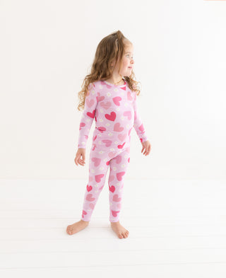 Posh Peanut, Posh Peanut Daisy Love L/S Basic Loungewear - Basically Bows & Bowties