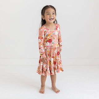 Posh Peanut Celia L/S Ruffled Twirl Dress, Posh Peanut, Celia, Posh Peanut, Posh Peanut Dress, Posh Peanut Retailer Exclusive, Posh Peanut Twirl dess, Posh Peanut Twirl Dress, PP Fall 2023, R