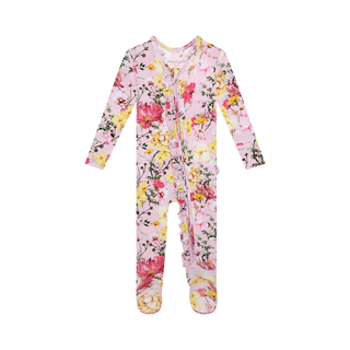 Posh Peanut Gaia Ruffled Zippered Footie