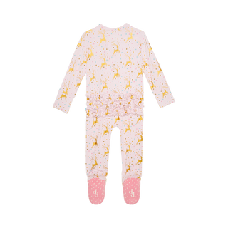 Posh Peanut Ryleigh Ruffled Zippered Footie