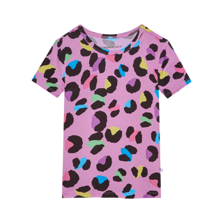 Posh Peanut Electric Leopard S/S Basic Loungewear