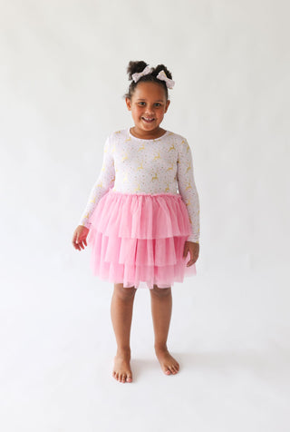 Posh Peanut Ryleigh Long Sleeve Tulle Dress