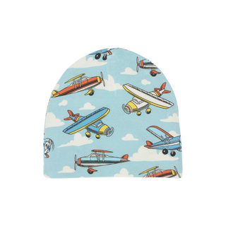 Posh Peanut Posh Planes Swaddle & Beanie Set