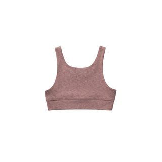 Play by Rylee & Cru Swift Sports Bra - Heathered Mulberry