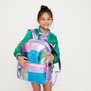 State Bags Kane Kids Backpack - Metallic Patchwork