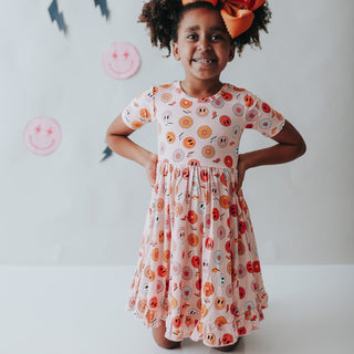 Dream Big Little Co Electric Smiles Dream Ruffle Dress, Dream Big Little Co, cf-size-2t, cf-type-dresses, cf-vendor-dream-big-little-co, DBLC, Dream Big Little Co, Dream Big Little Co Dream R