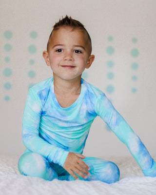 Dream Big Little Co Blue Tie Dye L/S Dream Set, Dream Big Little Co, Blue Tie Dye, cf-size-2t, cf-size-4t, cf-size-5-6, cf-size-7-8, cf-size-9-10, cf-type-pajamas, cf-vendor-dream-big-little-