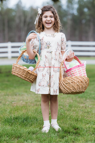 Pink Chicken Girls Maribelle Dress - Bunny Friends