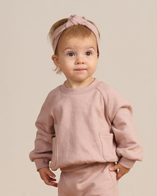 Quincy Mae Pocket Sweatshirt - Mauve