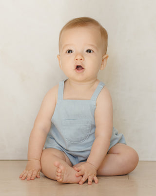 Quincy Mae Thomas Romper - Chambray