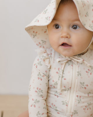 Quincy Mae Sun Hat - Strawberries