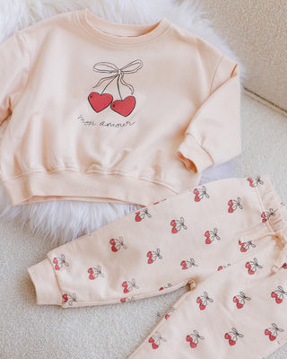 Quincy Mae Fleece Sweatpant - Mon Amour