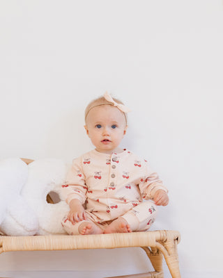 Quincy Mae Relaxed Fleece Jumpsuit - Mon Amour