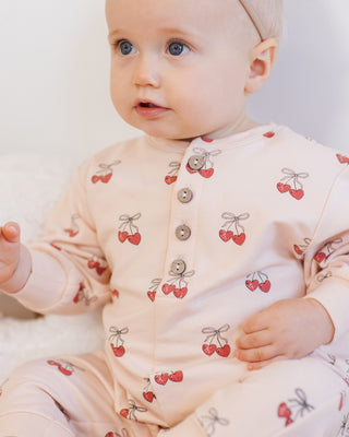 Quincy Mae Relaxed Fleece Jumpsuit - Mon Amour