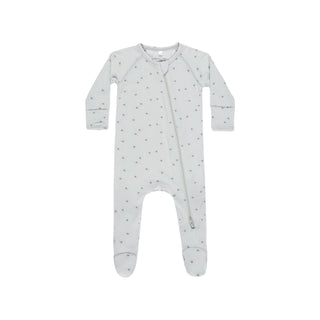 Quincy Mae Bamboo Zip Footie - Twinkle