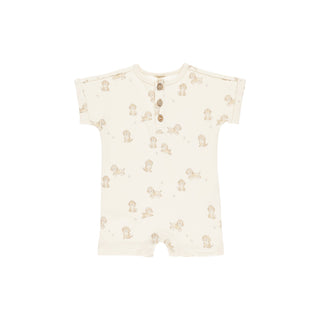 Quincy Mae Short Sleeve One-Piece - Puppies