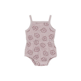 Quincy Mae Terry Cinch Romper - Daisy