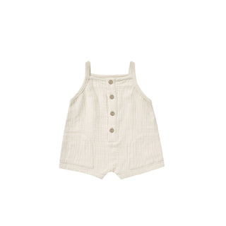 Quincy Mae Oakley Romper - Natural