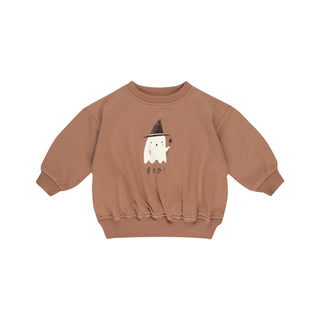 Quincy Mae Relaxed Sweatshirt - Boo