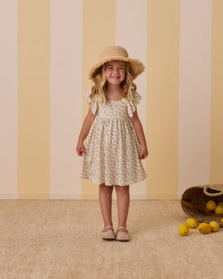 Rylee & Cru Mariposa Dress - Lemons