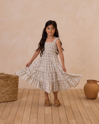 Rylee & Cru Taylor Dress - Garden Grid