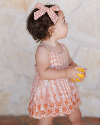 Rylee & Cru Zenni Set - Poppy Gingham