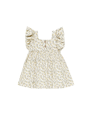 Rylee & Cru Mariposa Dress - Lemons