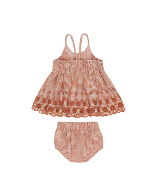 Rylee & Cru Zenni Set - Poppy Gingham