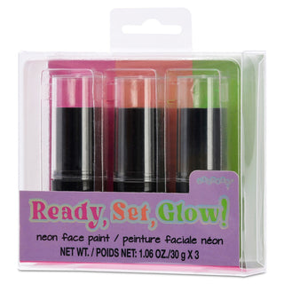 Iscream Ready, Set, Glow! Neon Face Paint Set