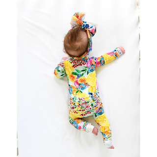 Gigi and Max Lillyana Lemon Ruffle Zip One Piece, Gigi and Max, Bamboo Pajama, cf-size-12m-9-12-months, cf-size-18m-12-18-months, cf-size-6m-3-6-months, cf-size-9m-6-9-months, cf-type-one-pie