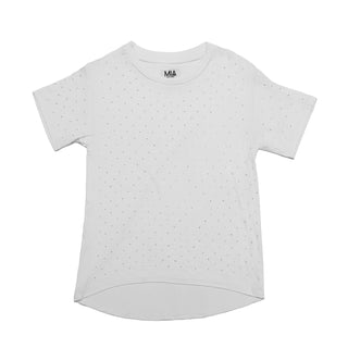 MIA New York Studded Tee - White