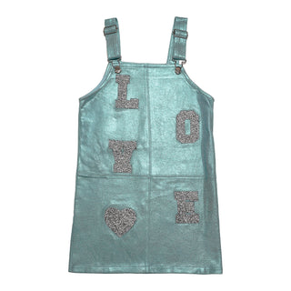 MIA New York Icon Love Overall Dress - Blue